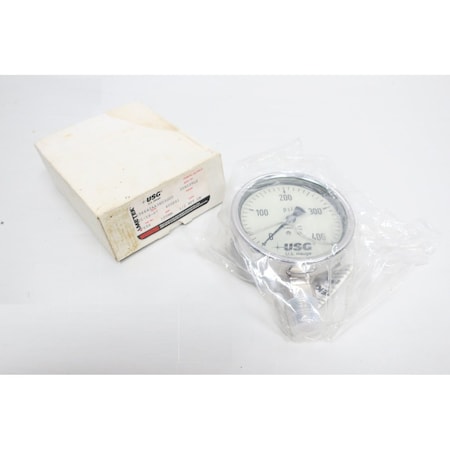 Ametek 100Mm 12In 0400Psi Npt Pressure Gauge P656 656642AA3ED3G00